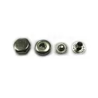 New style hexagonal shape 4 parts round metal snap
