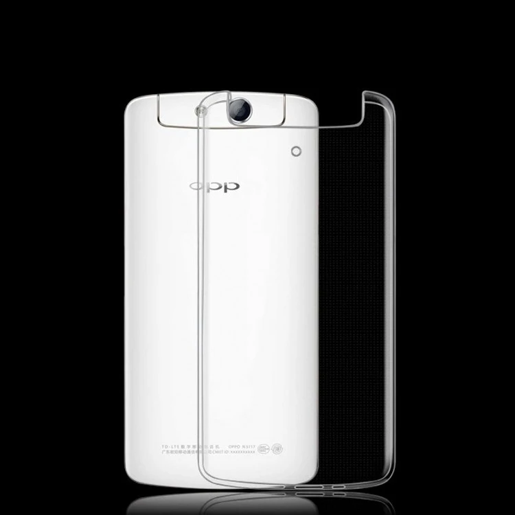 Transparent Slim Chống Trượt Bìa điện thoại trường hợp đối với oppo n1, cho điện thoại di động n1