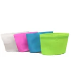 900ml Silicone Reusable Food Storage bag kitchen silicone food bag travel storage bag