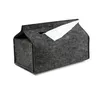 Foldable Home Car Paper Holder Living Room Napkin Case Felt Tissue Box