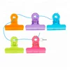 Promotional Gifts Colorful Shaped Office School Supplies Plastic Paper Binder Clip