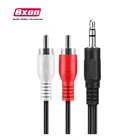 1.5m 1.8m 3m 5m 3.5mm stereo to 2 rca plug audio cable
