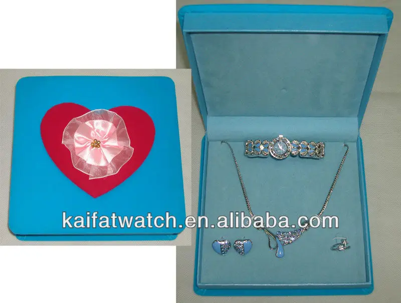 christmas cute gift lady watch jewelry gift box