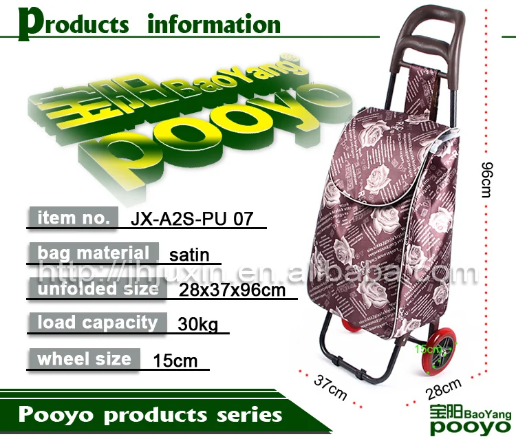 shopping trolley cart fashion mens leather travel bag