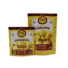 Stand up pouches custom zipper food grade plastic packaging bag for chips /snacks