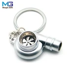 Hot sales customized made turbo keychain metal