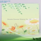Bulk wholesale custom print microfiber eyeglass glasses lens cleaning cloth