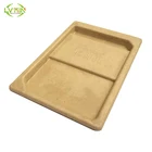Eco-friendly bamboo molded electronic molding packaging insert paper paper pulp tray