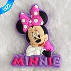 Customized high quality cartoon labels 3D soft Rubber PVC labels