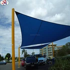 commercial 95 cargo car parking net sun shade sail