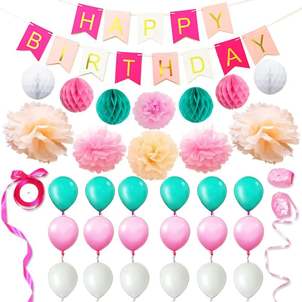 gifts & crafts  garland  balloon birthday rainbow garland  18