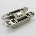 zinc alloy 3D adjustable concealed hinge 60kg per 2 hinges