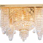 Zhongshan lighting hotel decoration crystal gold ceiling light