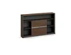 Archivo Cabinet book case modern high end filing cabinet office credenza with shelves and door in wood veneer