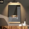 Android Advertising Bathroom Smart Touch Mirror Wifi with Camera Bluetooth ZIGBEE