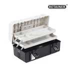 3 Layers Plastic Multipurpose Medicine Box Makeup Cosmetic Case Art Supply Craft Storage Tool Box