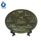 Custom Roma country souvenir gift metal decorative plate