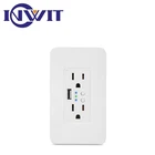 Smart Life Tuya socket WIFI remote control wall socket US standard compatible with Alexa and Google home for Smart home