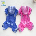 Lovoyager pet clothes small dogs raincoat poodle waterproof dog rain coat with legs reflective