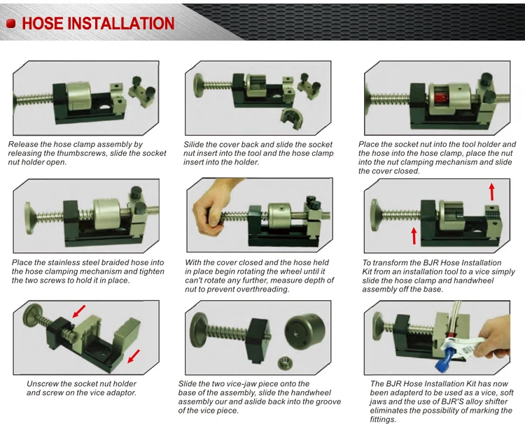 Ptfe straight hose AN Fittings