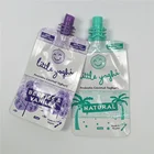 low price plastic ziplock reusable liquid food packaging drink stand up spout pouch bag with spout