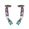 Shiny Gorgeous Bridal Jewelry Bridesmaid Gift Cubic Zirconia rhinestone earrings