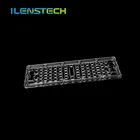 Ilenstech 90*120 degree optical plastic street light led lens for 3030