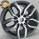 Alloy wheel 17*8.0 5 holes matt black machine face excellent design fit for Russia market