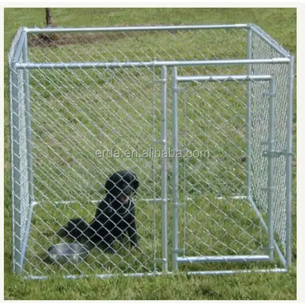 Große Billig Verzinktem Maschendrahtzaun Haustier Käfig Hund