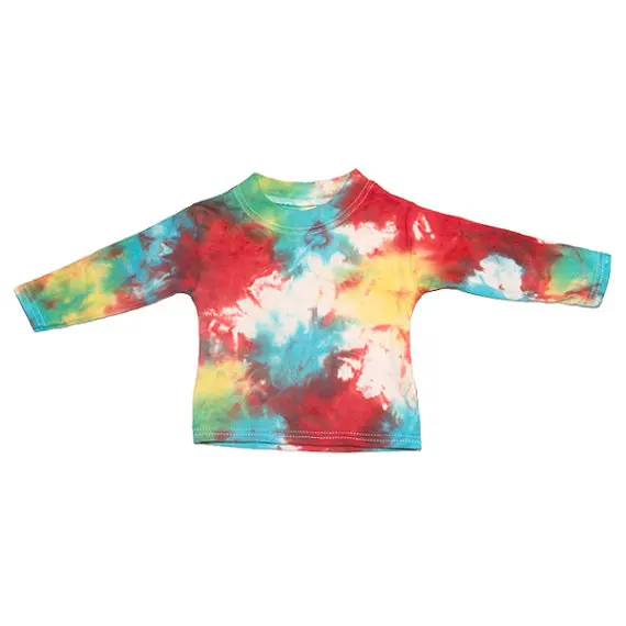Conice nini brand cotton long sleeve colorful graffiti popular t-shirt fashion wholesale kids clothes clothing set