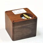 Romantic valentine's day gift music box of walnut wood