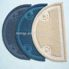 Pet Product Cool Anti slip Cleaning Pvc Dog Paw Mats For Beds