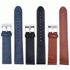 cheaper leather quick release 22mm cow split hide leather watch strap for Samsung gear3