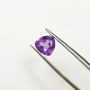 Natural Gems Loose Gemstone AAA+ South Africa Amethyst using for DIY Jewelry Making and Blank ring for inlay Trillion Cut