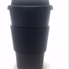 cheap custom coffee black bamboo fiber promotion cup no printing