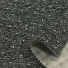 Knitted Melange 100% Polyester French Terry Fleece Fabric for Jacket