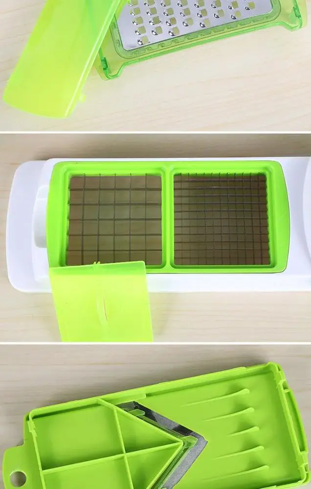 Multifunctional 12 sets of new vegetable slicer artifact multifunctional household manual cutter machine broken vegetable wholes