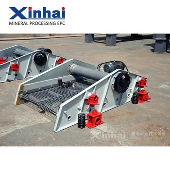 Linear Vibrating Screen For Ore Mining , Gold Mining Vibrating Screen Price