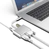 USB C to HDMI VGA Adapter 4-in-1Type-c Hub with USB 3.0 Charging Power PD Port for MacBook Pro/iPad Pro 2018/ Samsung