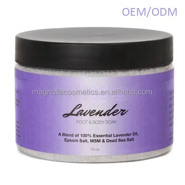 lavender dead sea salt foot soak