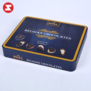 new style unique gift chocolate storage packaging tin box