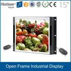 Flintstone open frame 15 inch security lcd display monitor with metal case