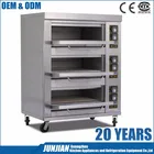 1 2 3 Deck Commercial Pizza Baking stainless steel gas oven for bread making