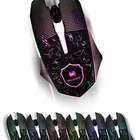 Built-in Weight Block Wired Mouse, Optical 7Color 6D Light Game Mouse