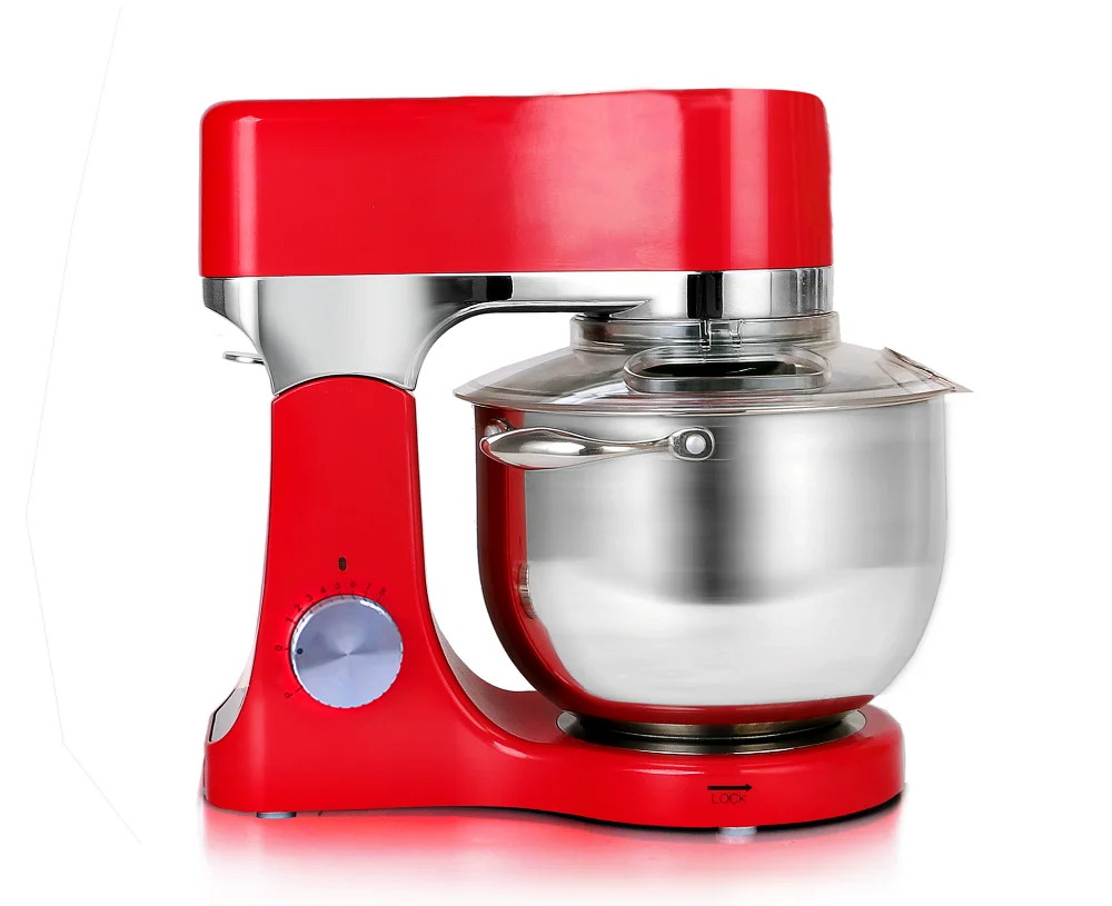 1200W powerful dough kneading machine with 5L rotating bowl