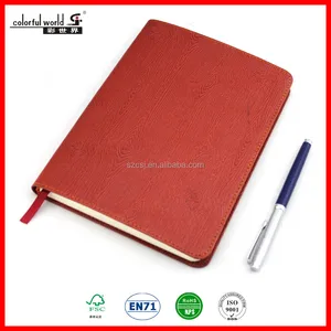 with silk ribbon book mark notebook