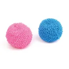 Microfiber colorful kitchen cleaning scourer ball