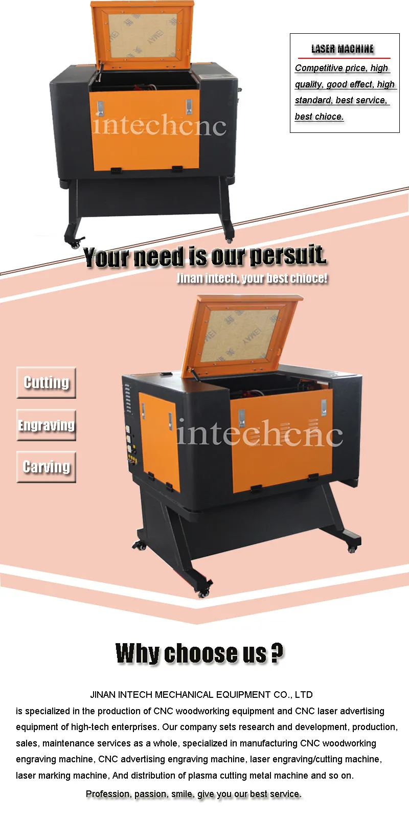 Hot sale LFJ5030 laser cutting engraving machine/lens for laser cutting machine