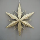 Christmas Decoration Supplies star shape acrylic christmas decoration tree ornament wholesale