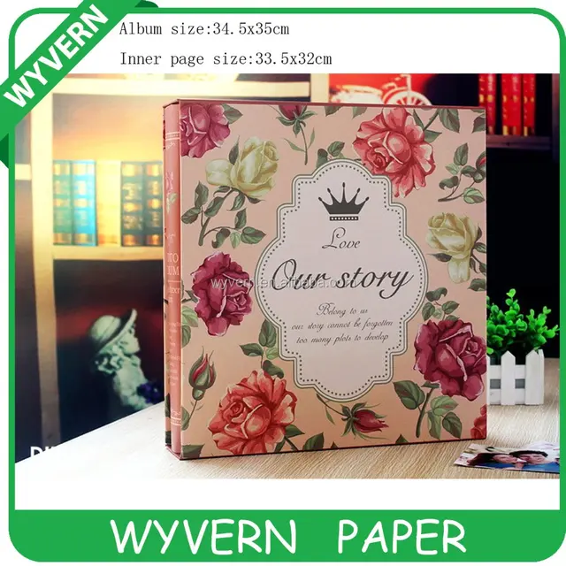 paper print photo album/wedding photo album